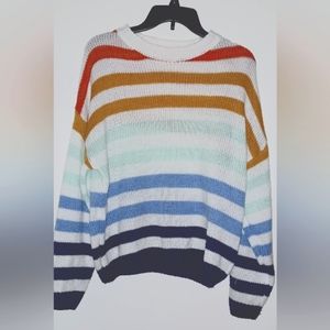Womens Large  Striped sweater